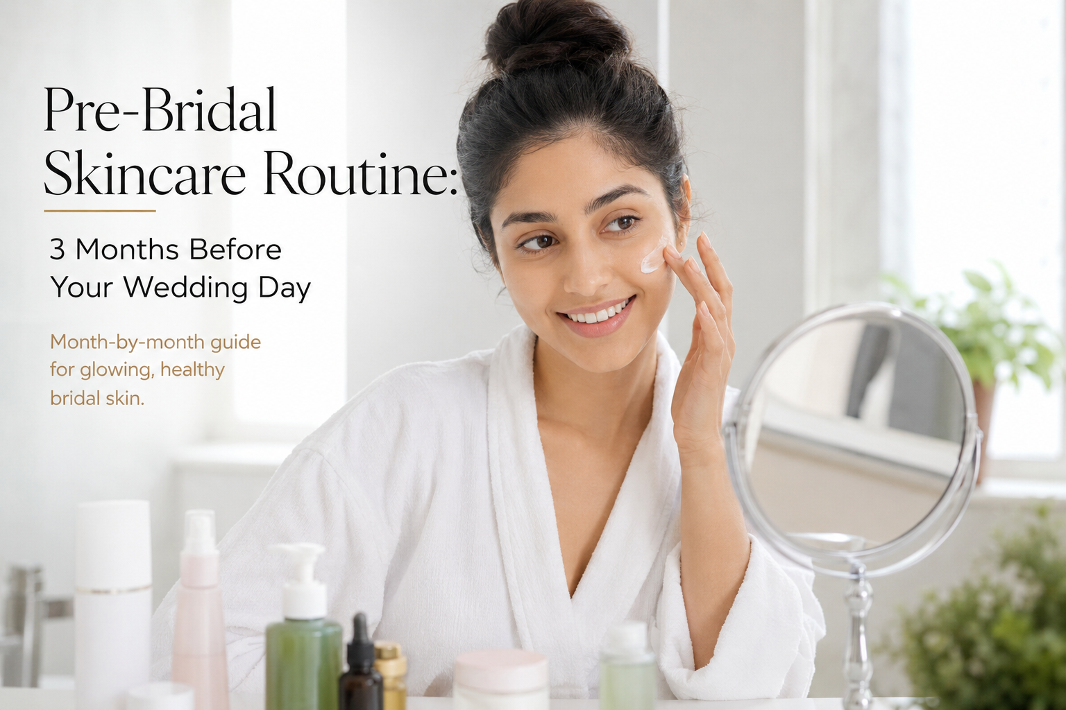 Pre-Bridal Skincare Routine: 3 Months Before Your Wedding Day